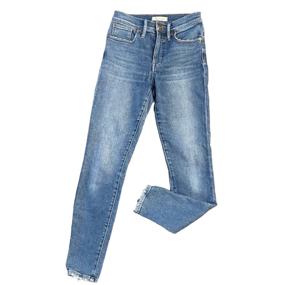 Madewell Womens 9” Mid Rise Skinny Blue Jeans Size 27T Tall